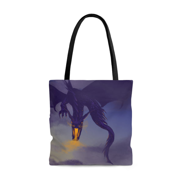 Fire Dragon AOP Tote Bag