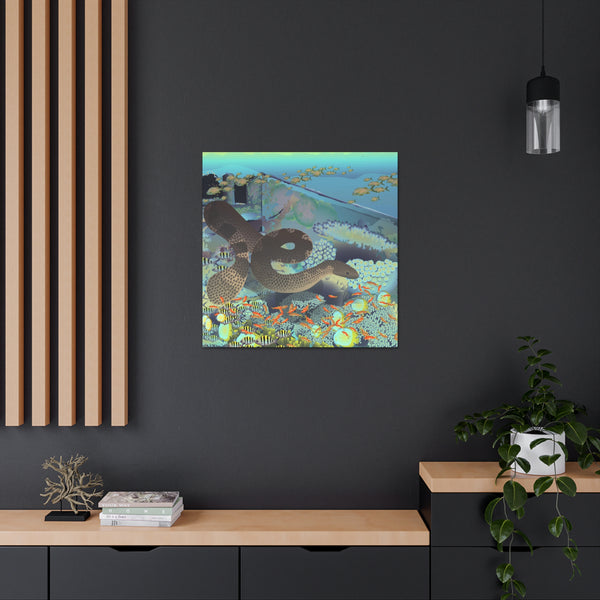 Sea Snake Canvas Gallery Wraps