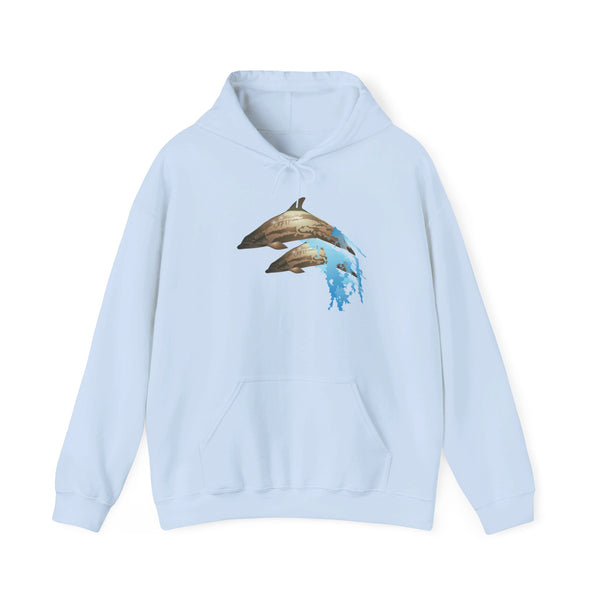 Dolphin Love Unisex Heavy Blend™ Hooded Sweatshirt