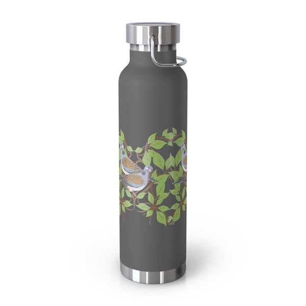 Two Turtle Doves Copper Vacuum Insulated Bottle, 22oz