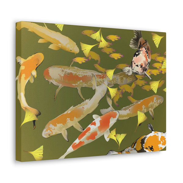 Koi Canvas Gallery Wraps