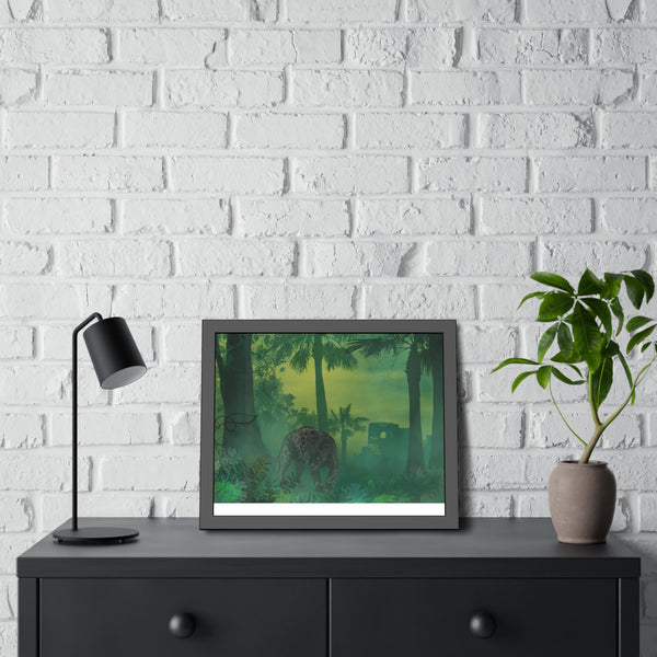 Jungle Panther Framed Paper Posters