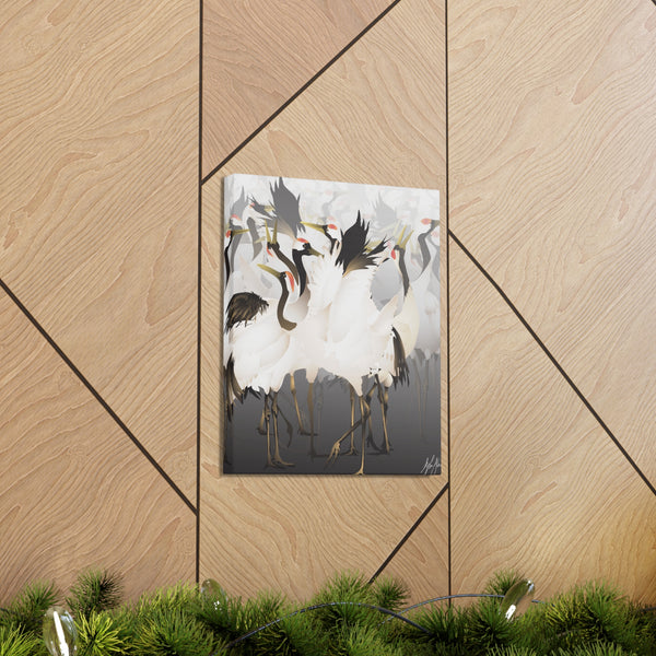 Lucky Cranes Canvas Gallery Wraps