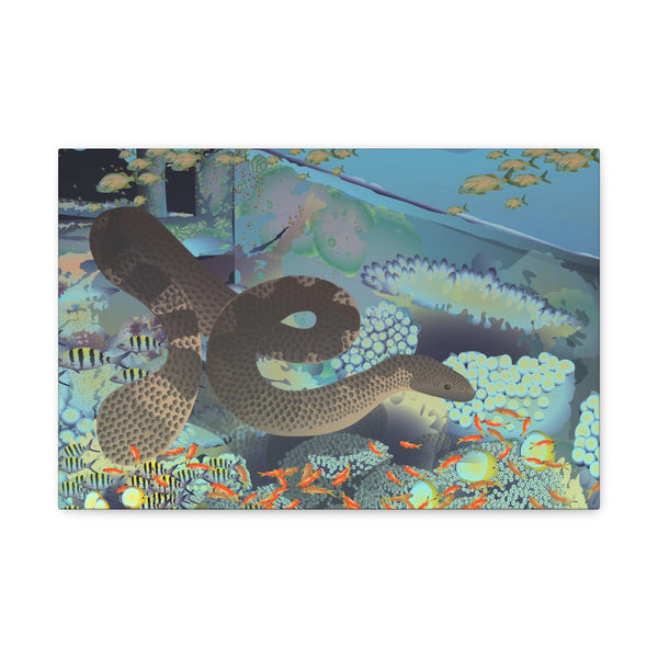 Sea Snake Canvas Gallery Wraps