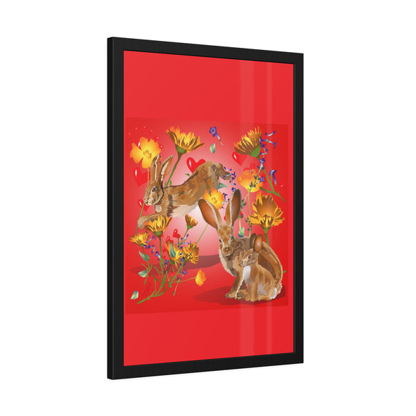 Jackrabbit Love Framed Paper Posters