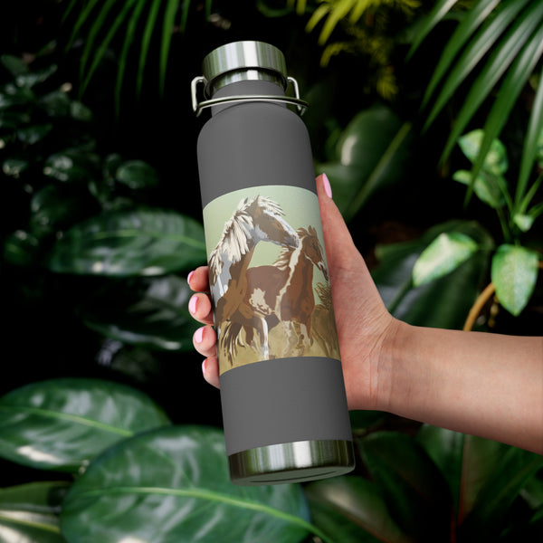 Mustangs Copper Vacuum Insulated Bottle, 22oz