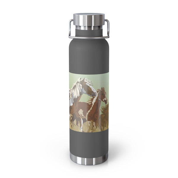 Mustangs Copper Vacuum Insulated Bottle, 22oz