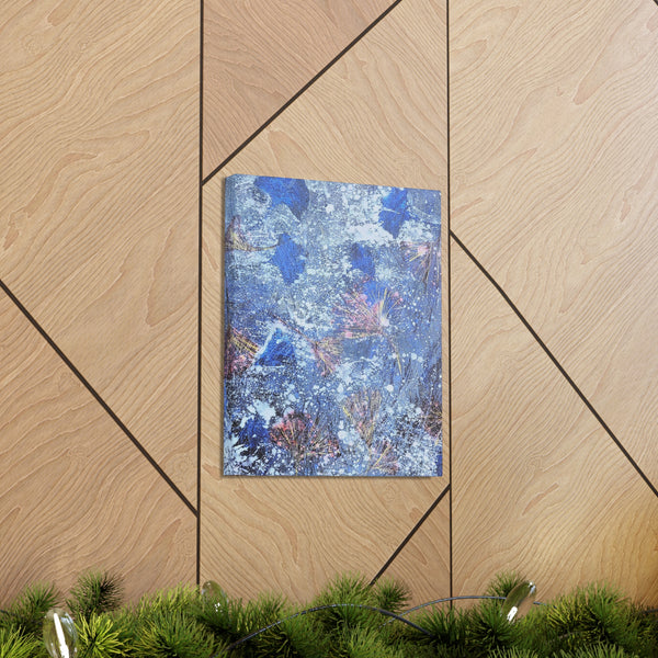 Leaves in Frost  Canvas Gallery Wraps