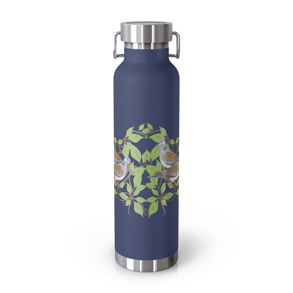 Two Turtle Doves Copper Vacuum Insulated Bottle, 22oz