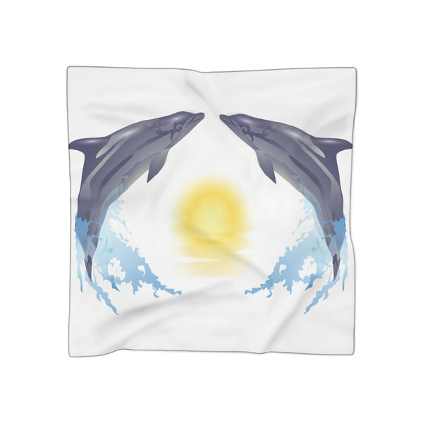 Dolphin Love Poly Scarf