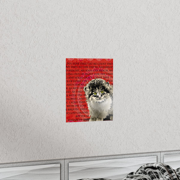 Pallas Cat Love Premium Matte vertical posters