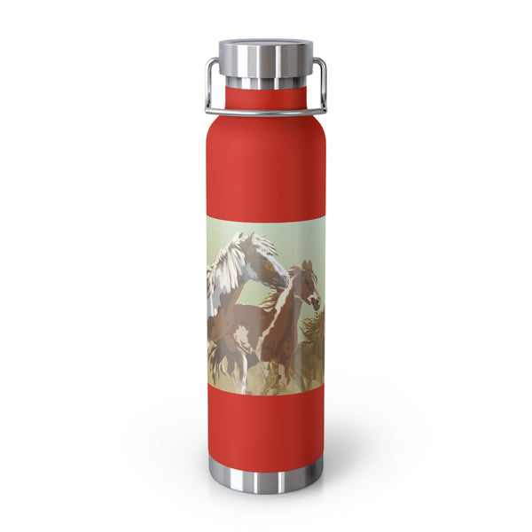 Mustangs Copper Vacuum Insulated Bottle, 22oz