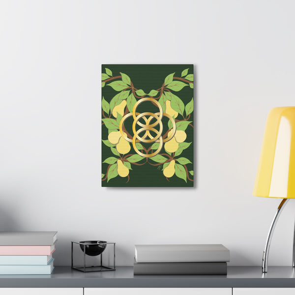 Five Golden Rings of Christmas  Canvas Gallery Wraps