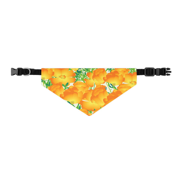 Poppies Pet Bandana Collar