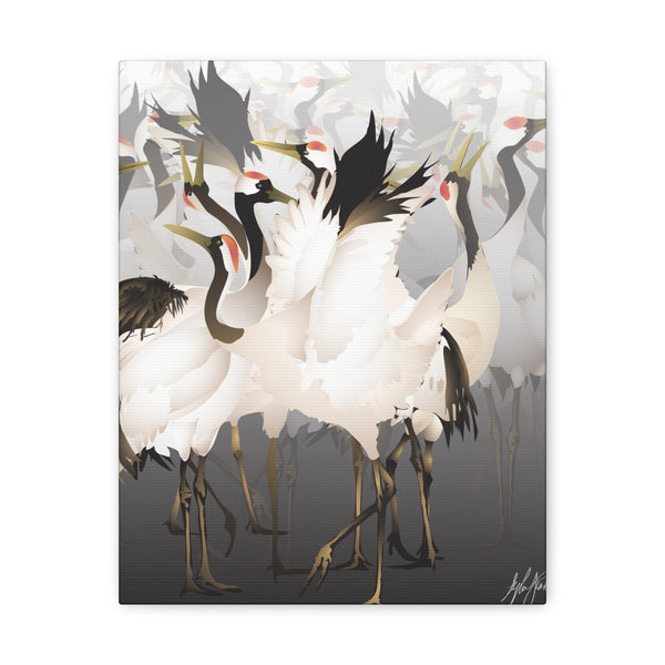 Lucky Cranes Canvas Gallery Wraps