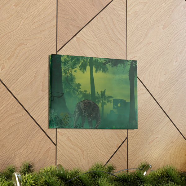 Jungle Panther Canvas Gallery Wraps