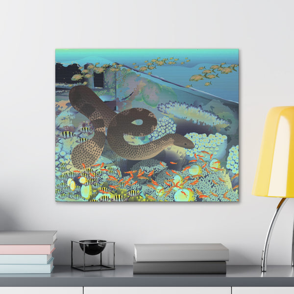 Sea Snake Canvas Gallery Wraps