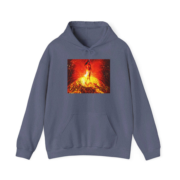 Madam Pele, Volcano Goddess Unisex Heavy Blend™ Hooded Sweatshirt