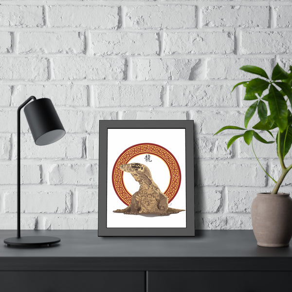 Komodo Dragon Framed Paper Posters