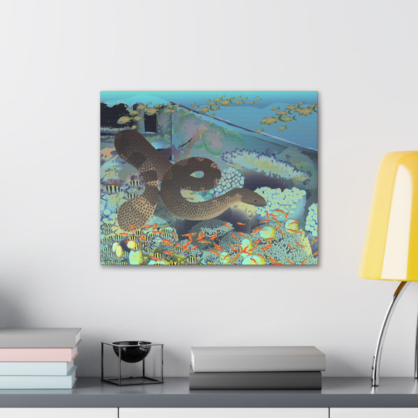 Sea Snake Canvas Gallery Wraps