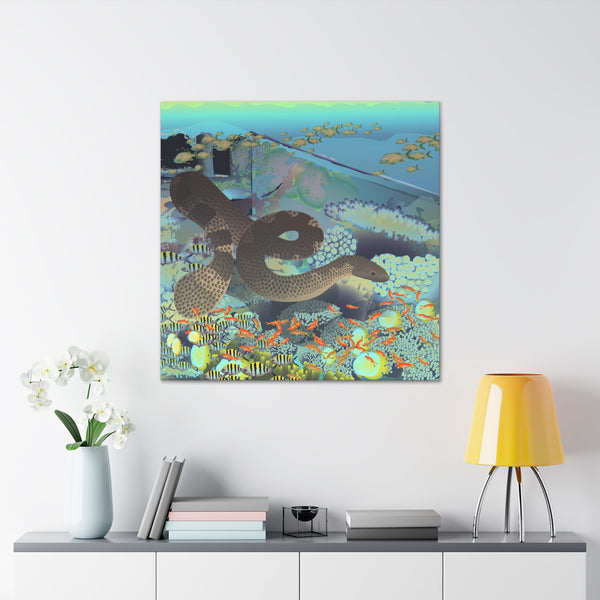 Sea Snake Canvas Gallery Wraps