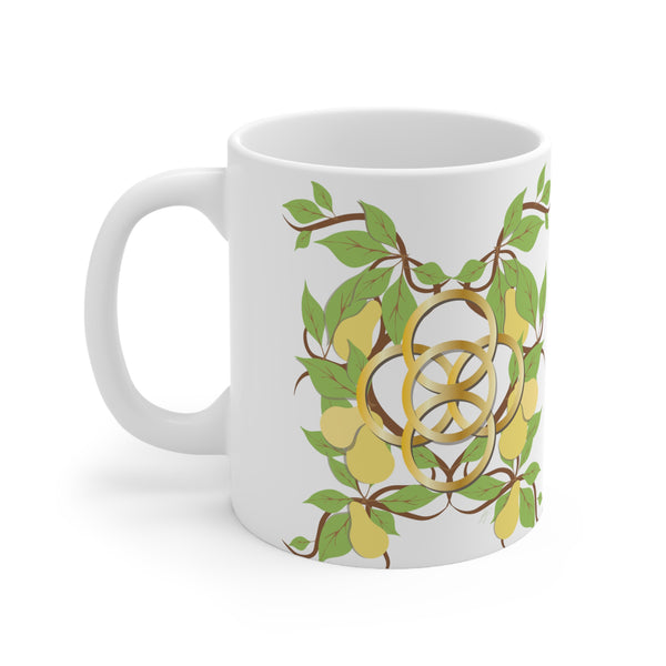 Five Golden Rings Ceramic Mug 11oz