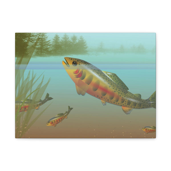 Golden Trout Canvas Gallery Wraps
