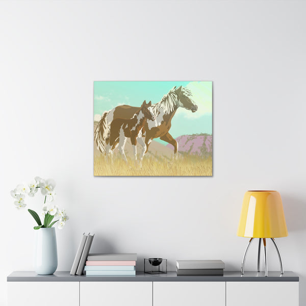 Mare and Colt Gallery Wraps