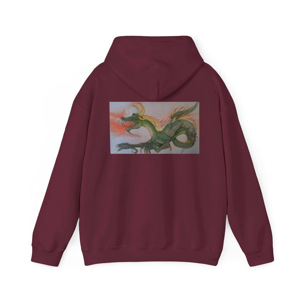 Doodle Dragon Unisex Heavy Blend™ Hooded Sweatshirt