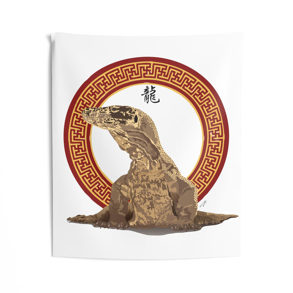 Komodo Dragon Indoor Wall Tapestries