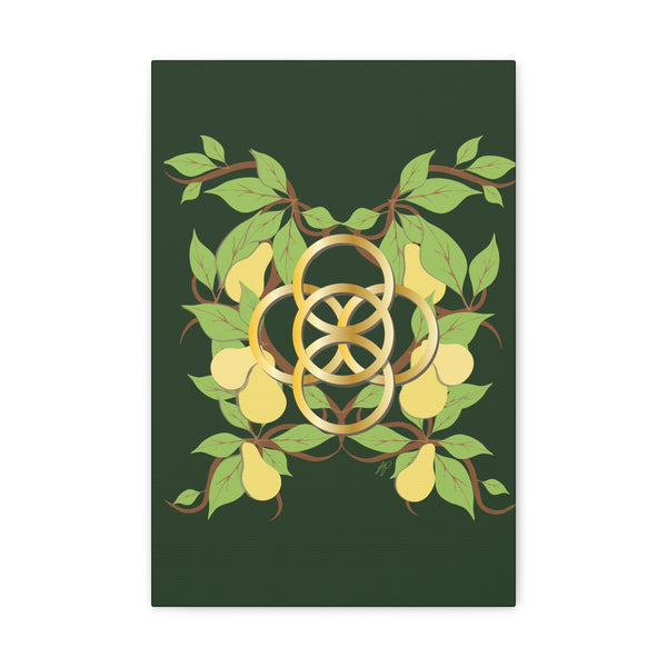 Five Golden Rings of Christmas  Canvas Gallery Wraps