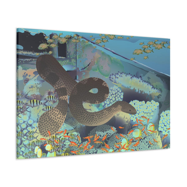 Sea Snake Canvas Gallery Wraps
