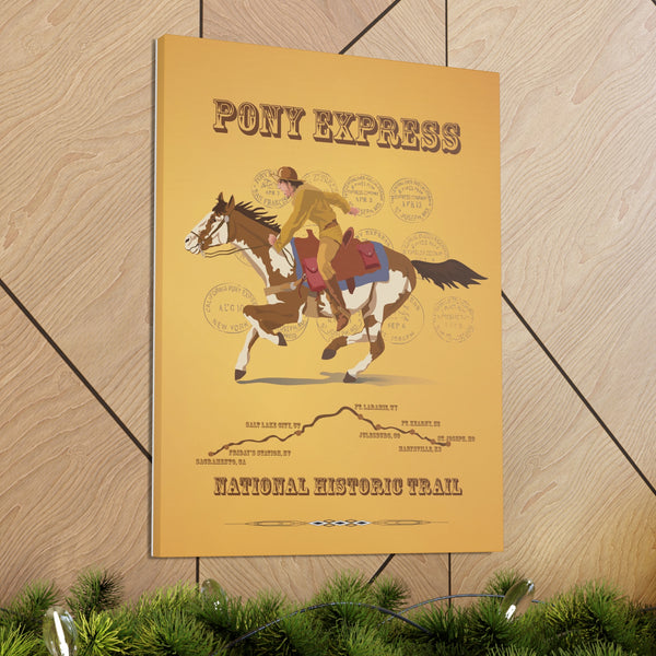 Pony Express Canvas Gallery Wraps