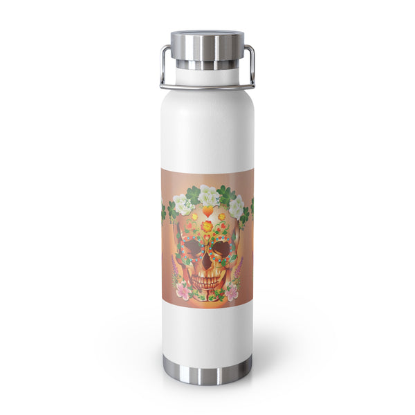 Dia de Muertos Copper Vacuum Insulated Bottle, 22oz