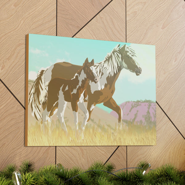 Mare and Colt Gallery Wraps