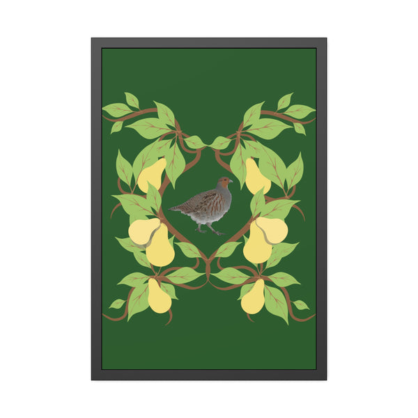Partridge in a Pear Tree Framed Paper Posters