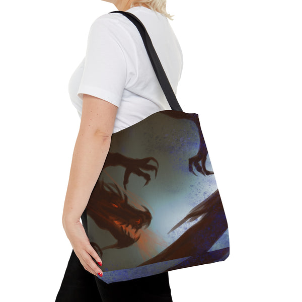 Flying Dragon AOP Tote Bag