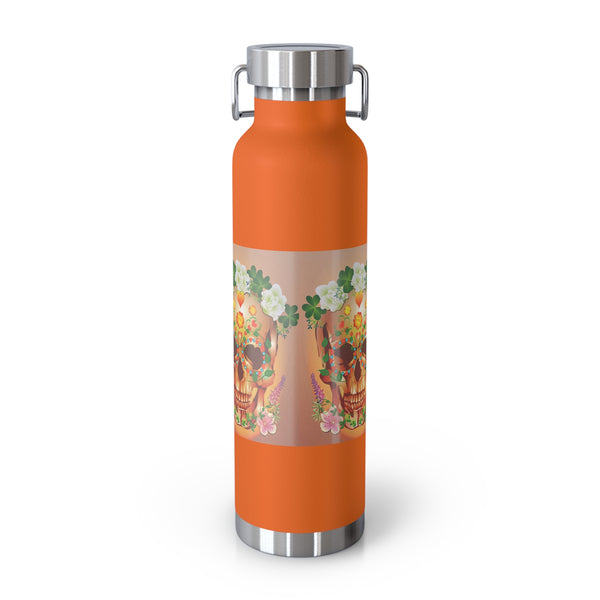Dia de Muertos Copper Vacuum Insulated Bottle, 22oz