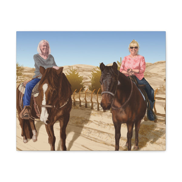 Hank and Friends Canvas Gallery Wraps