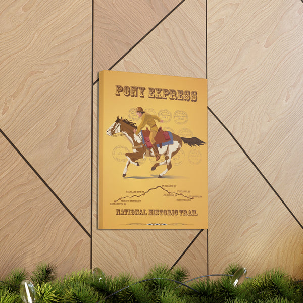 Pony Express Canvas Gallery Wraps