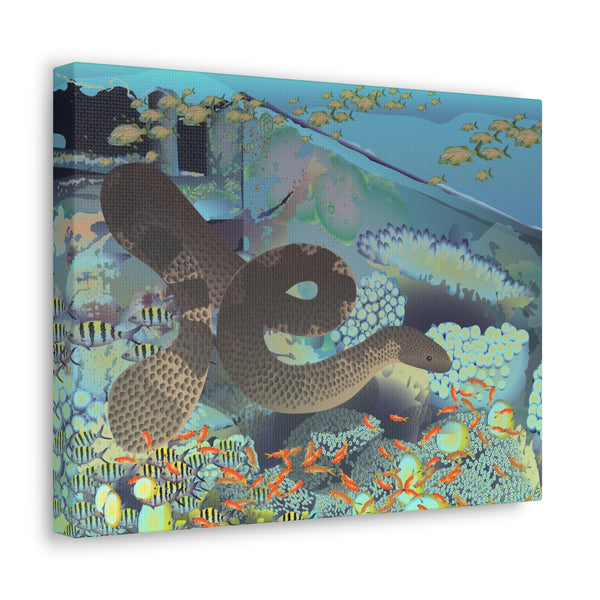 Sea Snake Canvas Gallery Wraps