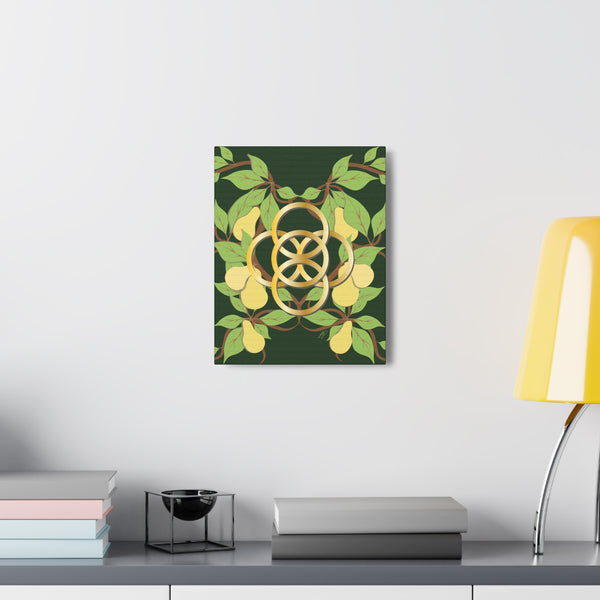 Five Golden Rings of Christmas  Canvas Gallery Wraps