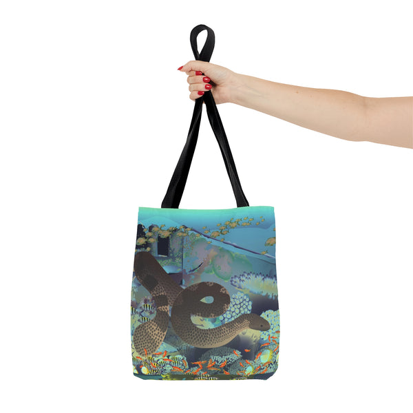 Sea Snake AOP Tote Bag