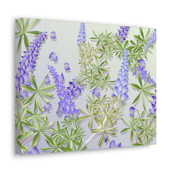 Blue Bonnet Lupins Gallery Wraps