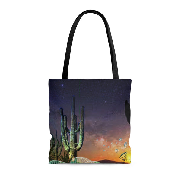 Cactus Glow AOP Tote Bag