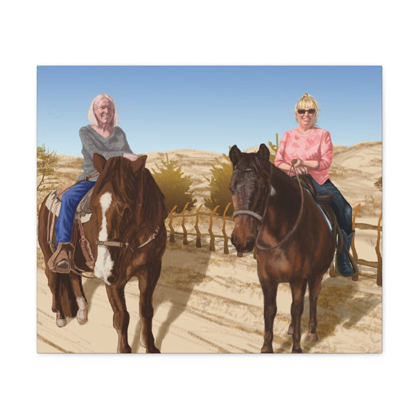 Hank and Friends Canvas Gallery Wraps