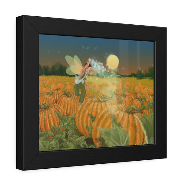 Pumpkin Fairy Framed Paper Posters