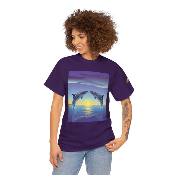 Dolphin Love Unisex Heavy Cotton Tee