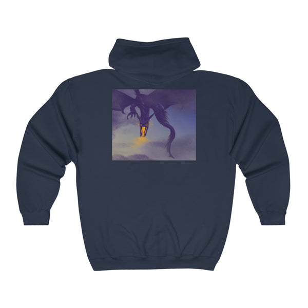 Flying Dragon Unisex Heavy Blend™ Full Zip Hooded Sweatshirt