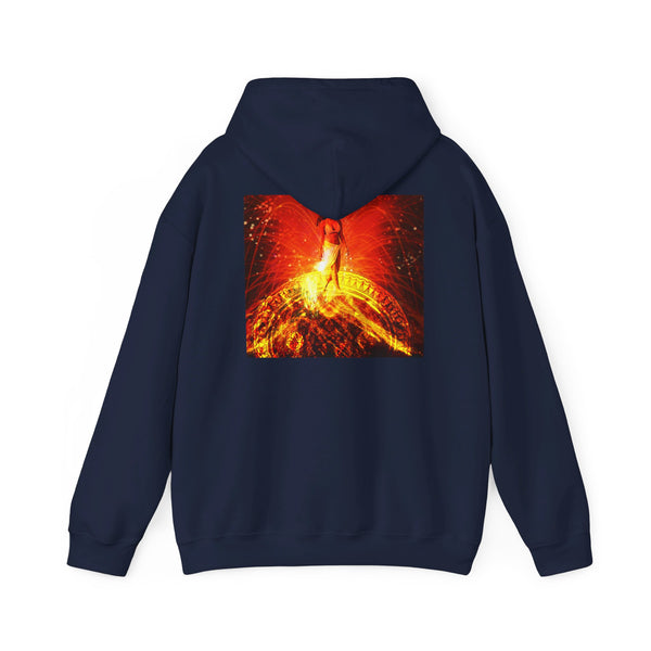 Madam Pele, Volcano Goddess Unisex Heavy Blend™ Hooded Sweatshirt